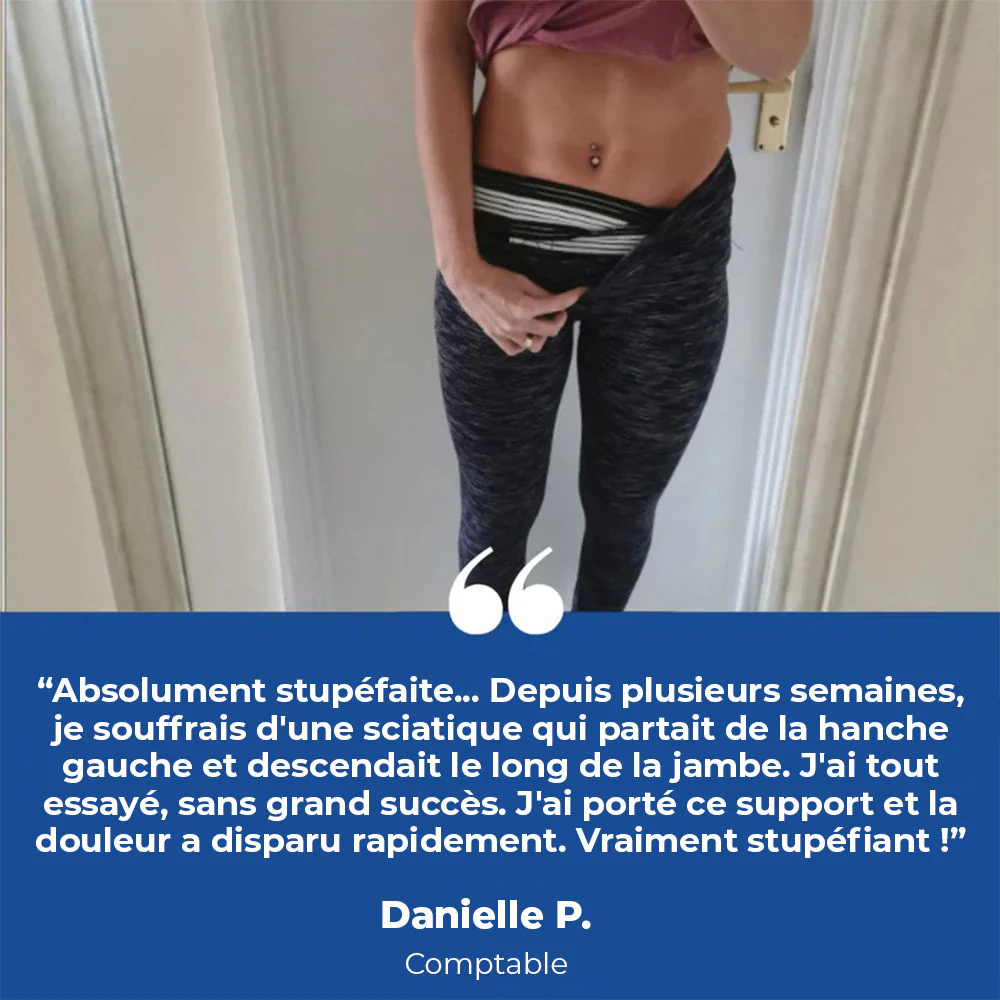 Irellia™ ceinture de soutien pour le dos et la sciatique sans douleur