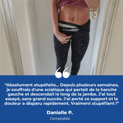 Irellia™ ceinture de soutien pour le dos et la sciatique sans douleur