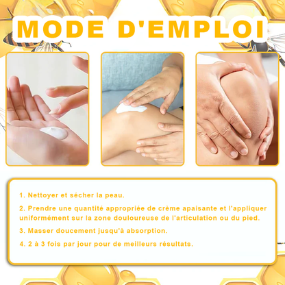 Crème anti-douleur au venin d'abeille pour l'arthrite ArthroFree™