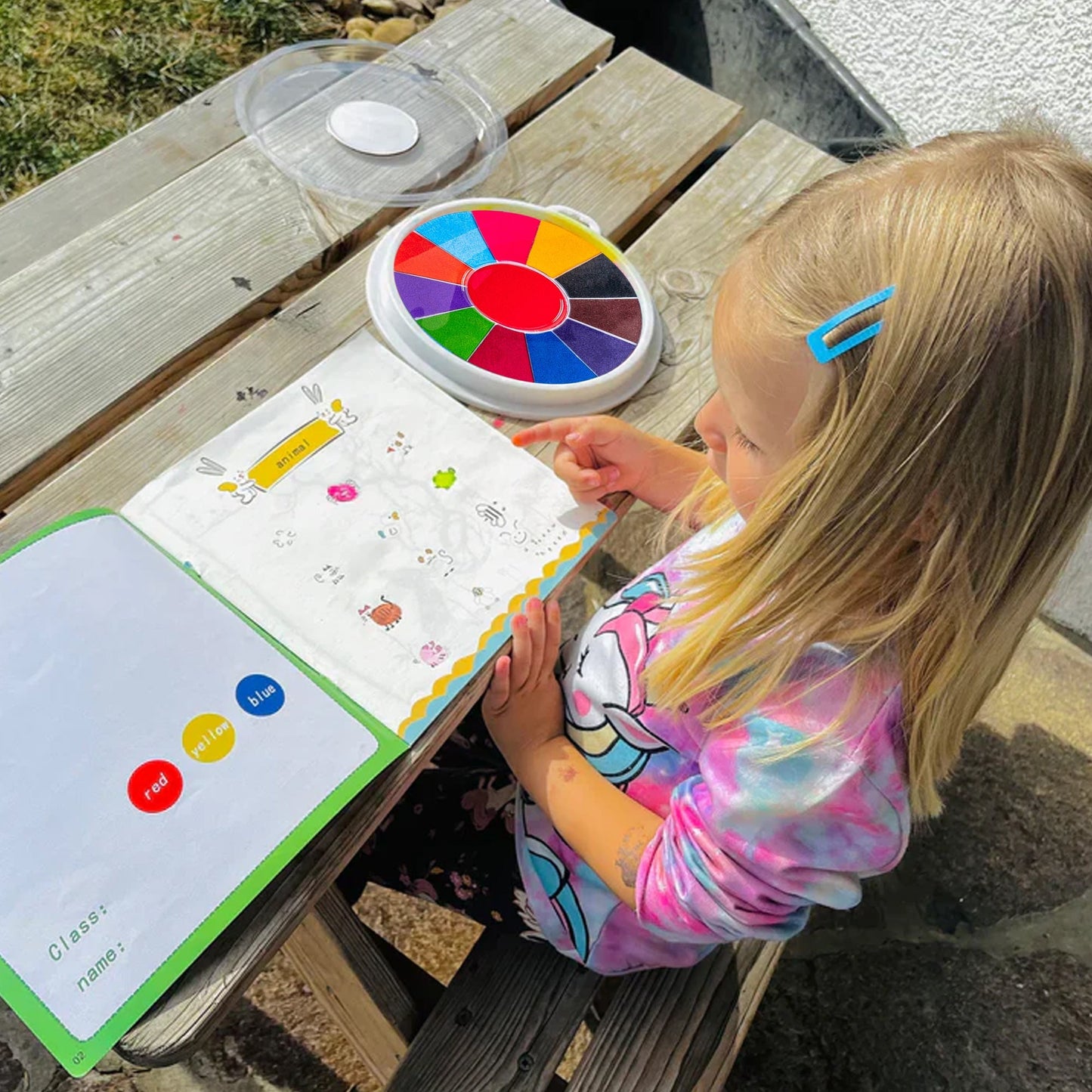 Kit de peinture au doigt KiddoSpace