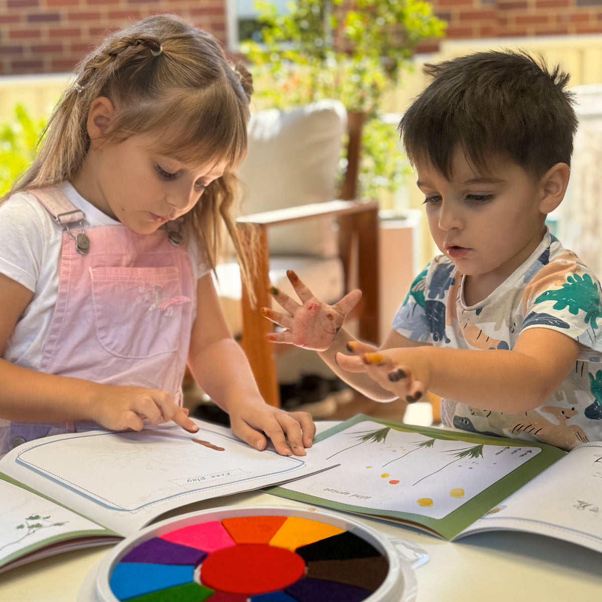 Kit de peinture au doigt KiddoSpace