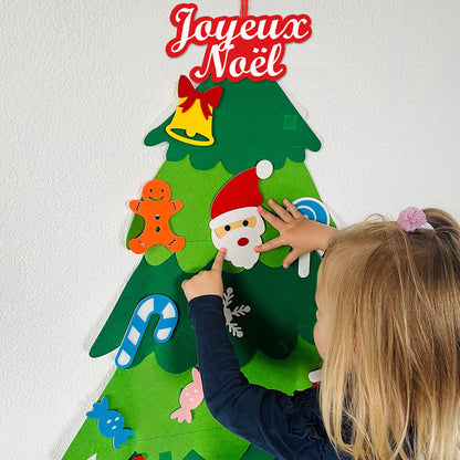 Kiddos™ Sapin de Noël pour enfants (avec plus de 20 décorations)