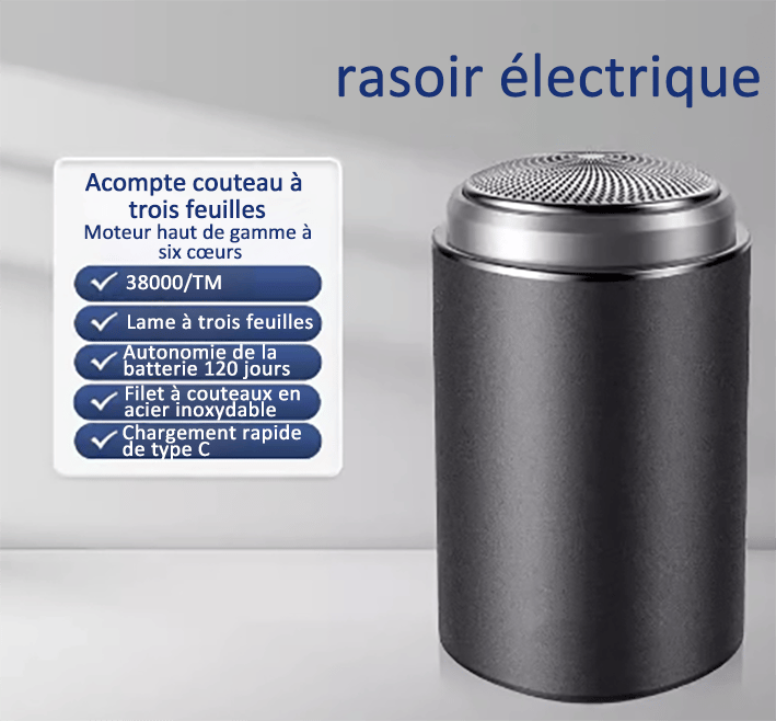 Mini rasoir électrique portatif