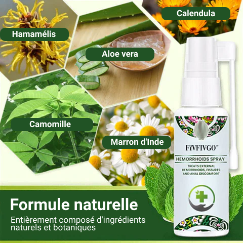 Fivfivgo™ spray à base de plantes pour les hémorroïdes