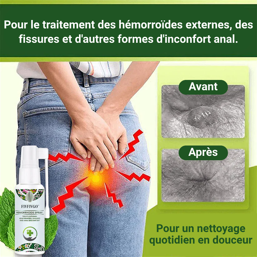 Fivfivgo™ spray à base de plantes pour les hémorroïdes