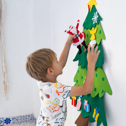 Kiddos™ Sapin de Noël pour enfants (avec plus de 20 décorations)