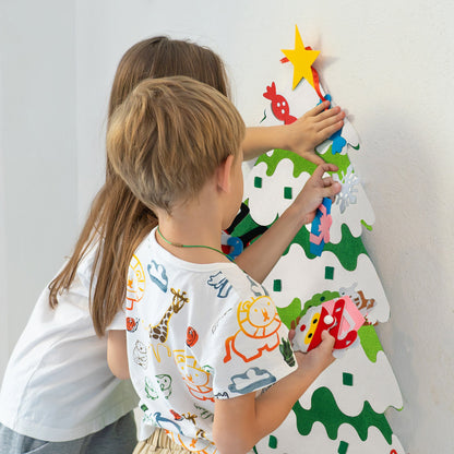 Kiddos™ Sapin de Noël pour enfants (avec plus de 20 décorations)